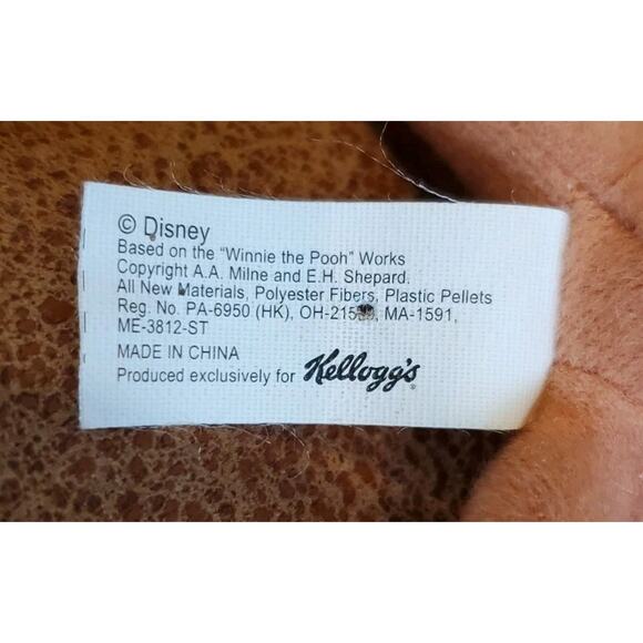 3" Walt Disney World Kelloggs Brown Kangaroo Blue Shirt Roo Stuffed Animal Flaw - Picture 10 of 12